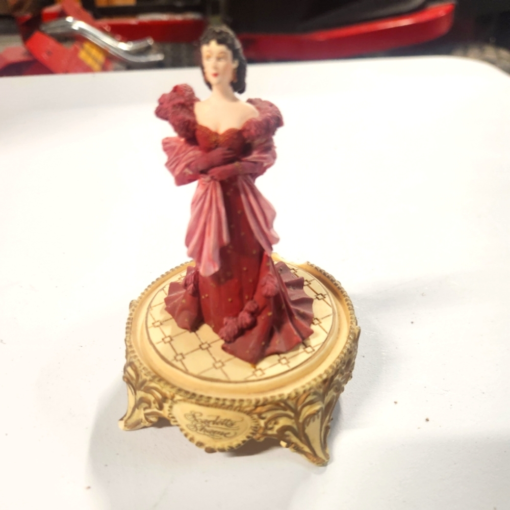 Scarlett's Shame Figurine on Gold Base